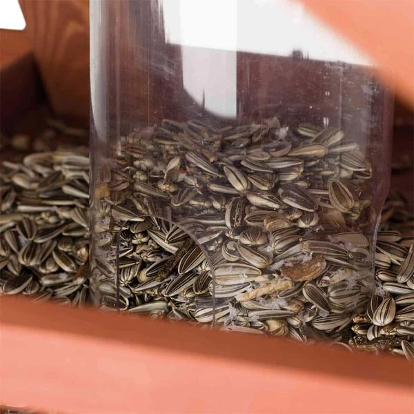 Trixie Natura Futterhaus Mit Ständer & Silo 140 Cm 4 Trixie Natura Futterhaus Mit Ständer & Silo 140 Cm – Bild 2