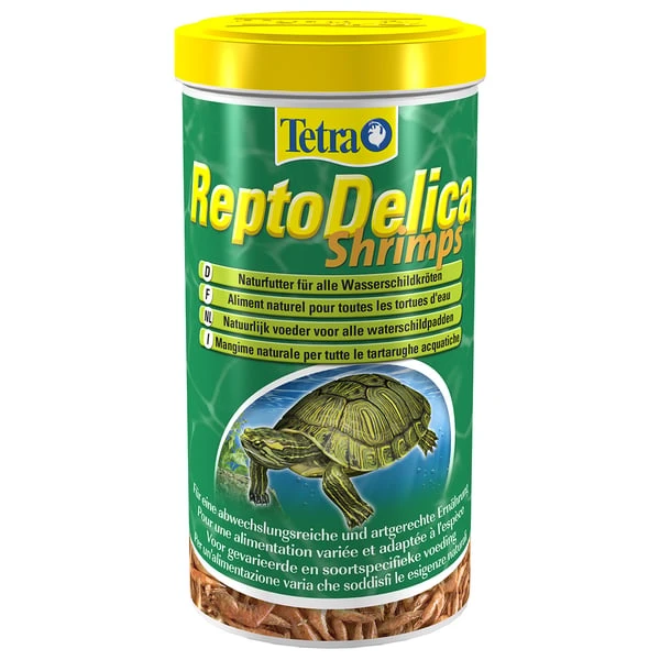 Tetra Wasserschildkrötenfutter ReptoDelica Shrimps 1L 3 Tetra Wasserschildkrötenfutter ReptoDelica Shrimps 1L