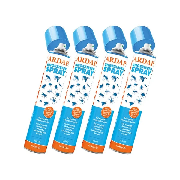 ARDAP Ungezieferspray 4x750ml 3 ARDAP Ungezieferspray 4x750ml