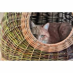 Aumüller Katzenhöhle Naturbunte Weide 50 Cm -Heimtierbedarf Angebote aumueller katzenhoehle naturbunte weide web 3