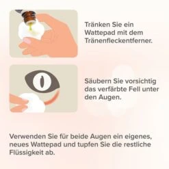 Beaphar Sensitiv Tränenfleckentferner 50ml + Fingerling GRATIS -Heimtierbedarf Angebote beaphar sensitiv tranenfleckentferner 50ml plus fingerling gratis 3