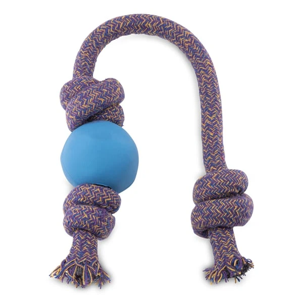 Beco Pets Hundeball Beco Ball Mit Seil Blau 3 Beco Pets Hundeball Beco Ball Mit Seil Blau