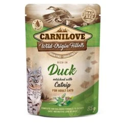 Carnilove Cat Pouch Ragout - Multipack Mit 4 Sorten (Turkey, Duck, Trout, Pheasant) - 12x85g -Heimtierbedarf Angebote carnilove cat ragout duck catnip