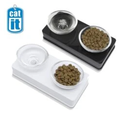 Catit Doppelnapf Glass Diner 10 Catit Doppelnapf Glass Diner -Heimtierbedarf Angebote catit glass diner525549b51ecb9