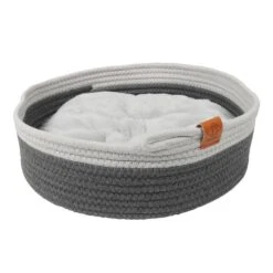 D&D Home - Korb Tailor - Ø 35 Cm -Heimtierbedarf Angebote d d home korb tailor grau mit weiss o 35 cm 2