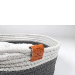 D&D Home - Korb Tailor - Ø 35 Cm -Heimtierbedarf Angebote d d home korb tailor grau mit weiss o 35 cm 3