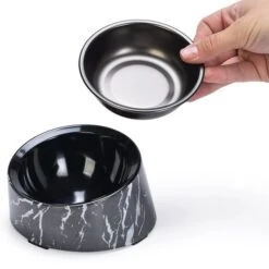 Designed By Lotte Melamin Katzennapf Vita -Heimtierbedarf Angebote designedbylotte katzennapf vita schwarz 2