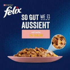 FELIX So Gut Wie Es Aussieht In Gelee Mit Lachs -Heimtierbedarf Angebote felix so gut wie es aussieht gelee lachs 26 3