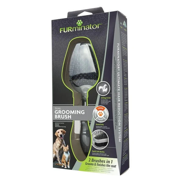 FURminator Doppelbürste Für Hund Und Katze 4 FURminator Doppelbürste Für Hund Und Katze – Bild 2