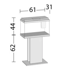Juwel Aquarium Primo 70 Schwarz 9 Juwel Aquarium Primo 70 Schwarz -Heimtierbedarf Angebote juwel primo 70 schwarz weiss verpackung masse