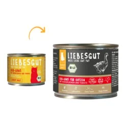 Liebesgut Biokost Adult Katze Mit Gans, Kokos Und Tomate