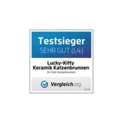 Lucky-Kitty Katzenbrunnen Aus Keramik, Weiß -Heimtierbedarf Angebote lucky kitty katzenbrunnen aus keramik weiss 11