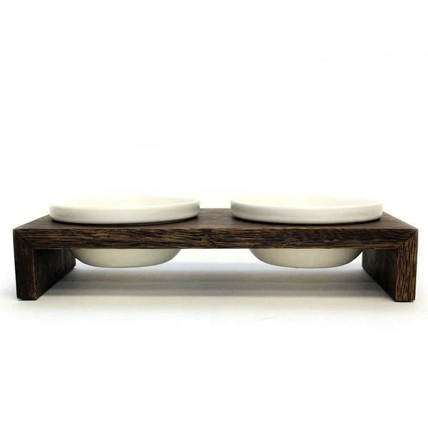 Replus Gohan Doppelnapf In Walnuss 3 Replus Gohan Doppelnapf In Walnuss