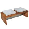 Replus Futterstation Meshidai Doppelnapf Teak -Heimtierbedarf Angebote replus napf tranke futterstation meshidai doppelnapf teak xs l 1200x1200 1