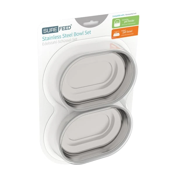 Sureflap SureFeed Edelstahl-Schüssel-Set 3 Sureflap SureFeed Edelstahl-Schüssel-Set