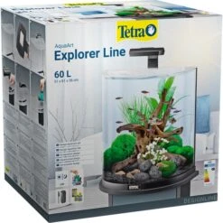 Tetra AquaArt Explorer Line Halfmoon Komplett-Set 60l -Heimtierbedarf Angebote tetra aquaart explorer line halfmoon komplett set 60l anthrazit 1