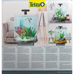 Tetra AquaArt Explorer Line Halfmoon Komplett-Set 60l -Heimtierbedarf Angebote tetra aquaart explorer line halfmoon komplett set 60l anthrazit 4