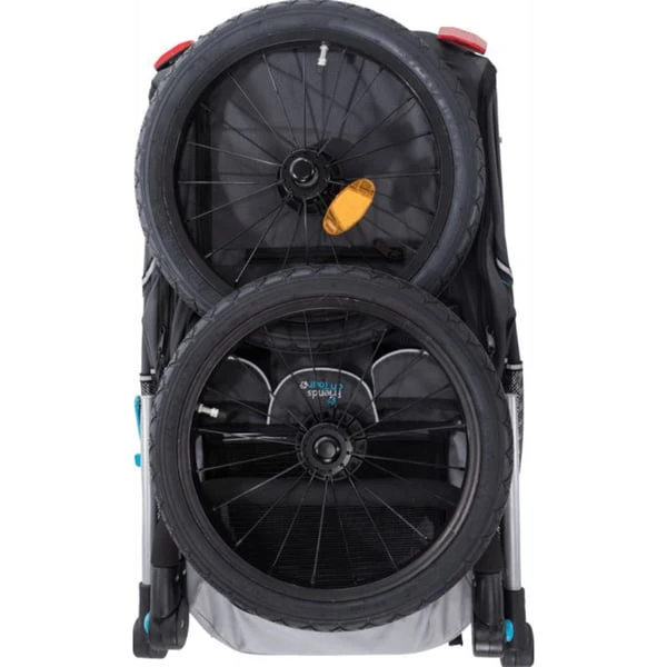 Trixie Fahrrad-Anhänger Gr. M 63 X 95 X 90/132 Cm 4 Trixie Fahrrad-Anhänger Gr. M 63 X 95 X 90/132 Cm – Bild 2