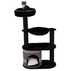 Trixie Kratzbaum Giada In Schwarz-weiß 5 Trixie Kratzbaum Giada In Schwarz-weiß -Heimtierbedarf Angebote trixie giada in schwarz weiss 1