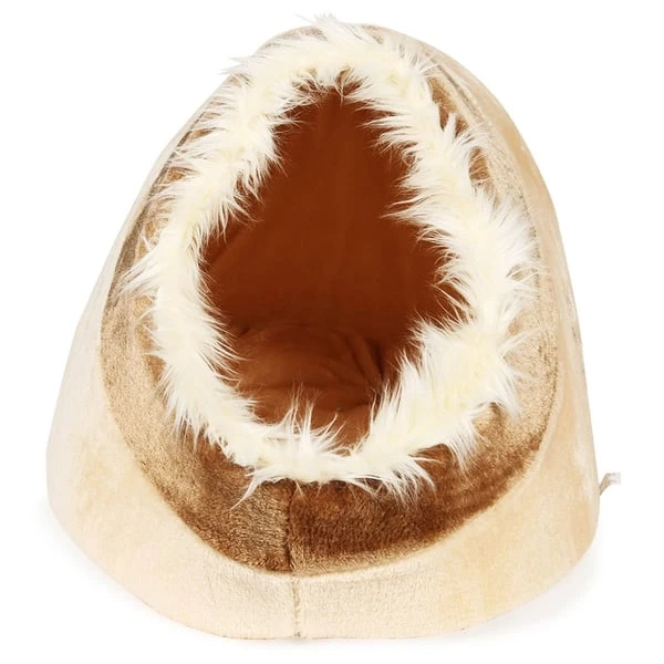 Trixie Kuschelhöhle Minou Beige/braun 5 Trixie Kuschelhöhle Minou Beige/braun – Bild 3