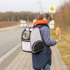 Trixie Rucksack Chloe Schwarz/weiß 39 × 43 × 27 Cm -Heimtierbedarf Angebote trixie rucksack chloe 5