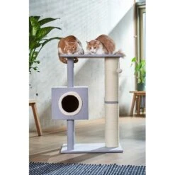 ZooRoyal Kratzbaum Linnea Grau 93,5 Cm -Heimtierbedarf Angebote zooroyal kratzbaum linnea grau 3