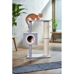 ZooRoyal Kratzbaum Linnea Grau 93,5 Cm -Heimtierbedarf Angebote zooroyal kratzbaum linnea grau 4