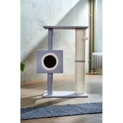 ZooRoyal Kratzbaum Linnea Grau 93,5 Cm -Heimtierbedarf Angebote zooroyal kratzbaum linnea grau 5