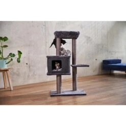 ZooRoyal Kratzbaum Lea 108 Cm Anthrazit 17 ZooRoyal Kratzbaum Lea 108 Cm Anthrazit -Heimtierbedarf Angebote zooroyal kratzbaum lea 108cm anthrazit web 1