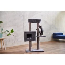 ZooRoyal Kratzbaum Lea 108 Cm Anthrazit 16 ZooRoyal Kratzbaum Lea 108 Cm Anthrazit -Heimtierbedarf Angebote zooroyal kratzbaum lea 108cm anthrazit web 2