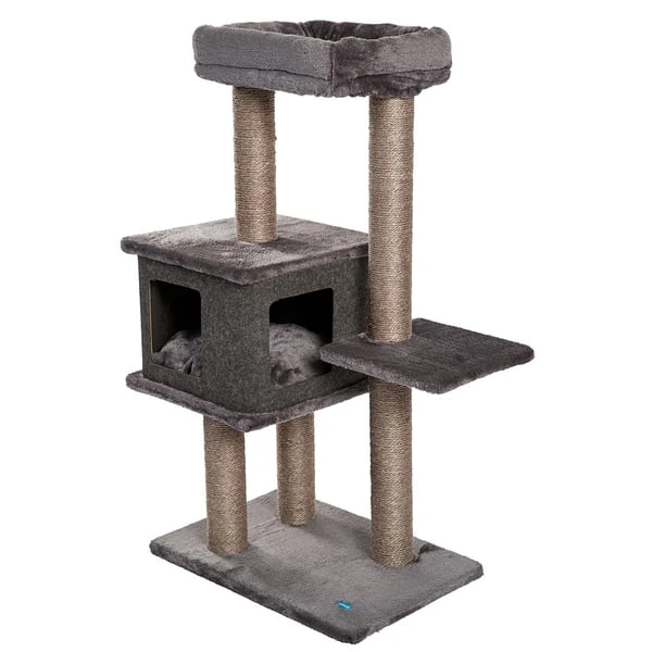 ZooRoyal Kratzbaum Lea 108 Cm Anthrazit 4 ZooRoyal Kratzbaum Lea 108 Cm Anthrazit – Bild 2