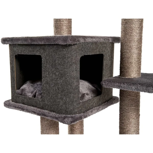 ZooRoyal Kratzbaum Lea 108 Cm Anthrazit 5 ZooRoyal Kratzbaum Lea 108 Cm Anthrazit – Bild 3