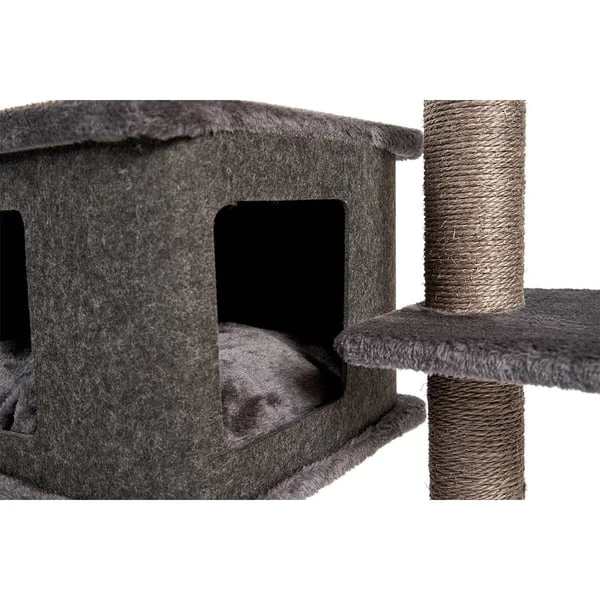 ZooRoyal Kratzbaum Lea 108 Cm Anthrazit 6 ZooRoyal Kratzbaum Lea 108 Cm Anthrazit – Bild 4