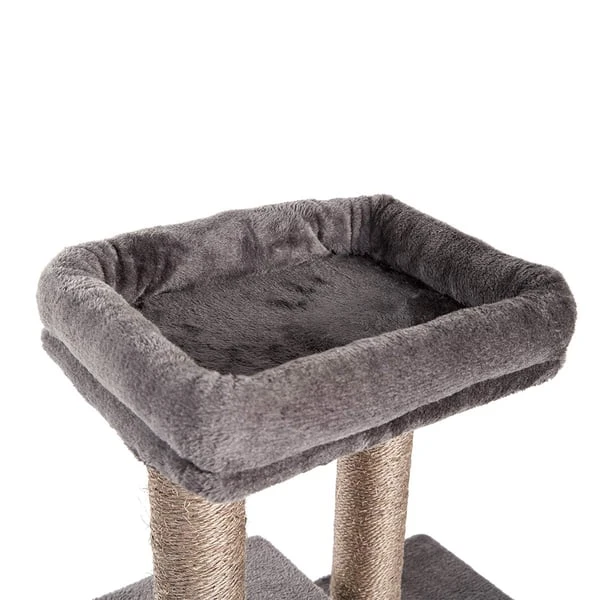 ZooRoyal Kratzbaum Lea 108 Cm Anthrazit 8 ZooRoyal Kratzbaum Lea 108 Cm Anthrazit – Bild 6